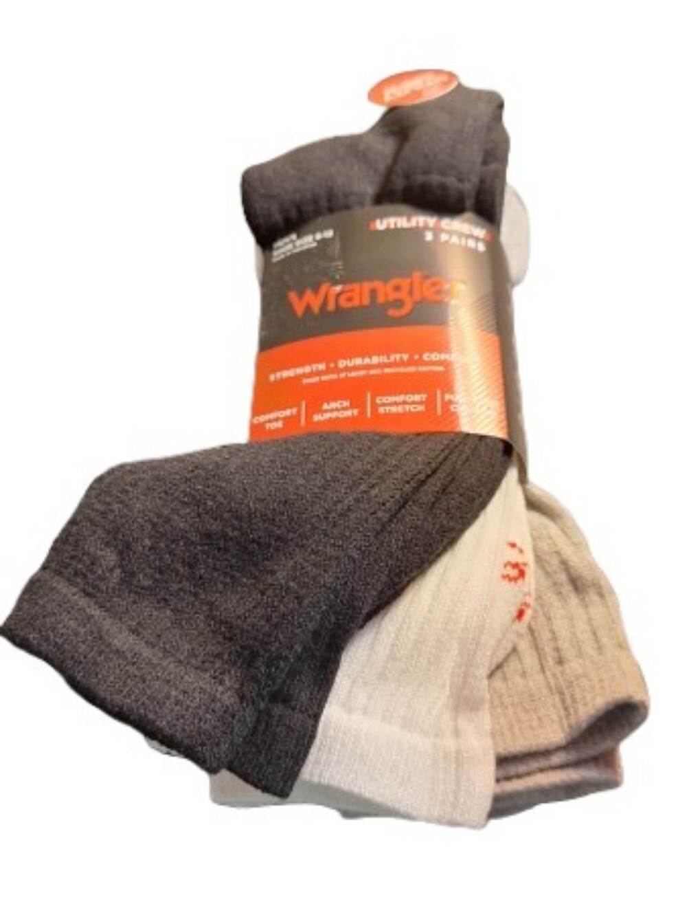 NWT Wrangler Utility Crew Socks 3 Pairs